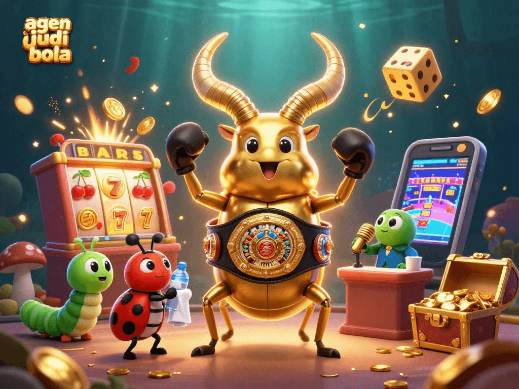 Engage with agen judi bola for exciting sports betting opportunities showcasing vibrant casino elements.