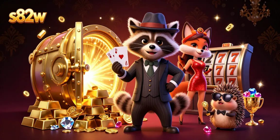 Engage with unbeatable odds at s82w casino, featuring an exciting royal flush showdown in a lavish setting.