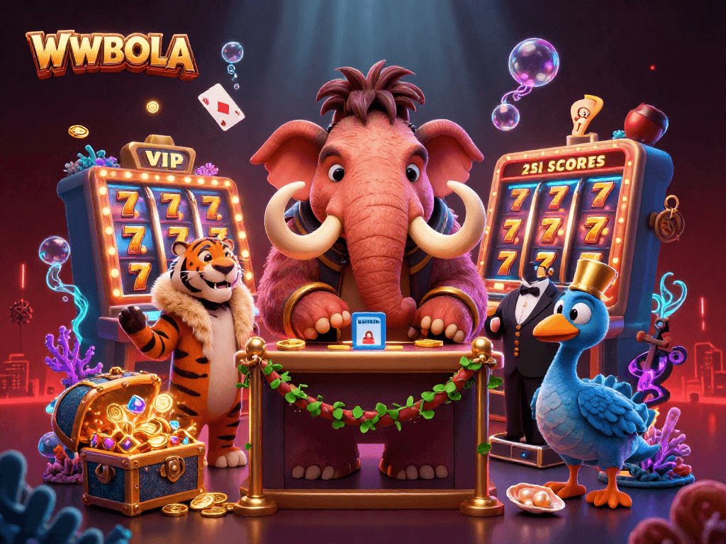 WWBOLA menghadirkan pengalaman bermain slot menarik dengan bouncer mamut, VIP harimau, dan doorman dodo.