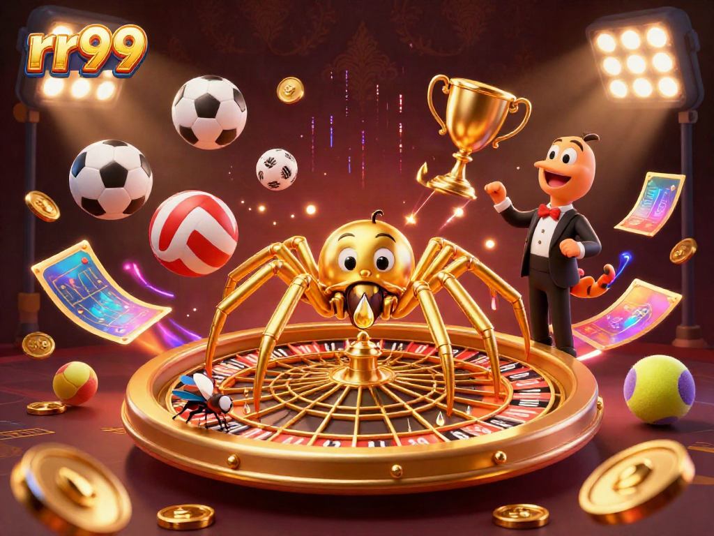 Experience thrilling betting with rr99 in a vibrant, dynamic casino scene.