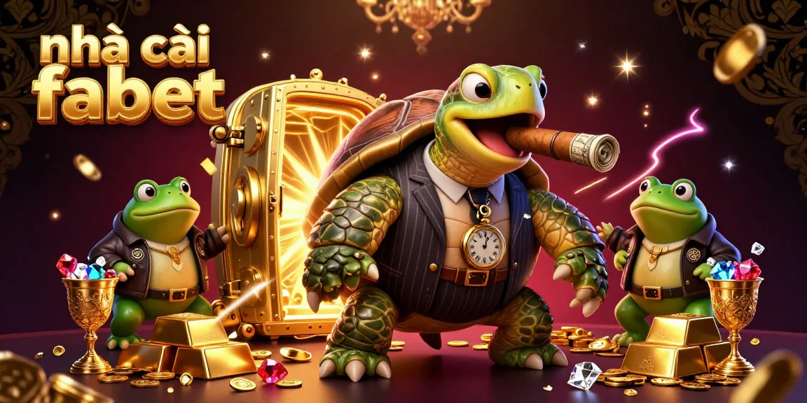 Experience the thrilling essence of nhà cái fabet with a vibrant casino scene featuring charming characters and riches.