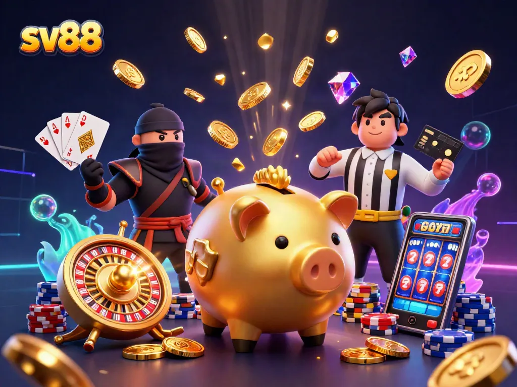 Engage with sv88's exciting games featuring dynamic casino characters, an energetic atmosphere, and stunning visuals.