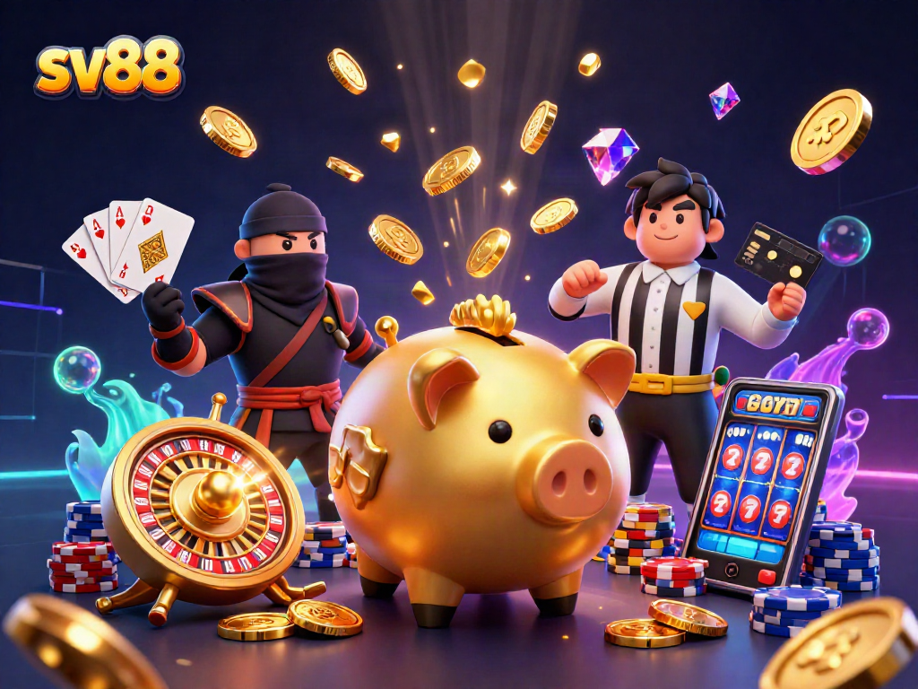 Engage with sv88's exciting games featuring dynamic casino characters, an energetic atmosphere, and stunning visuals.