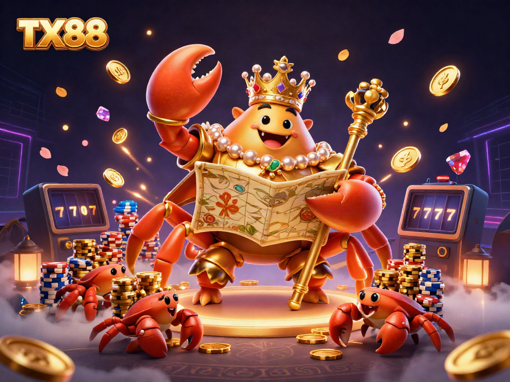 Experience TX88's golden treasures with vibrant 3D visuals exploding in prosperity and luck.