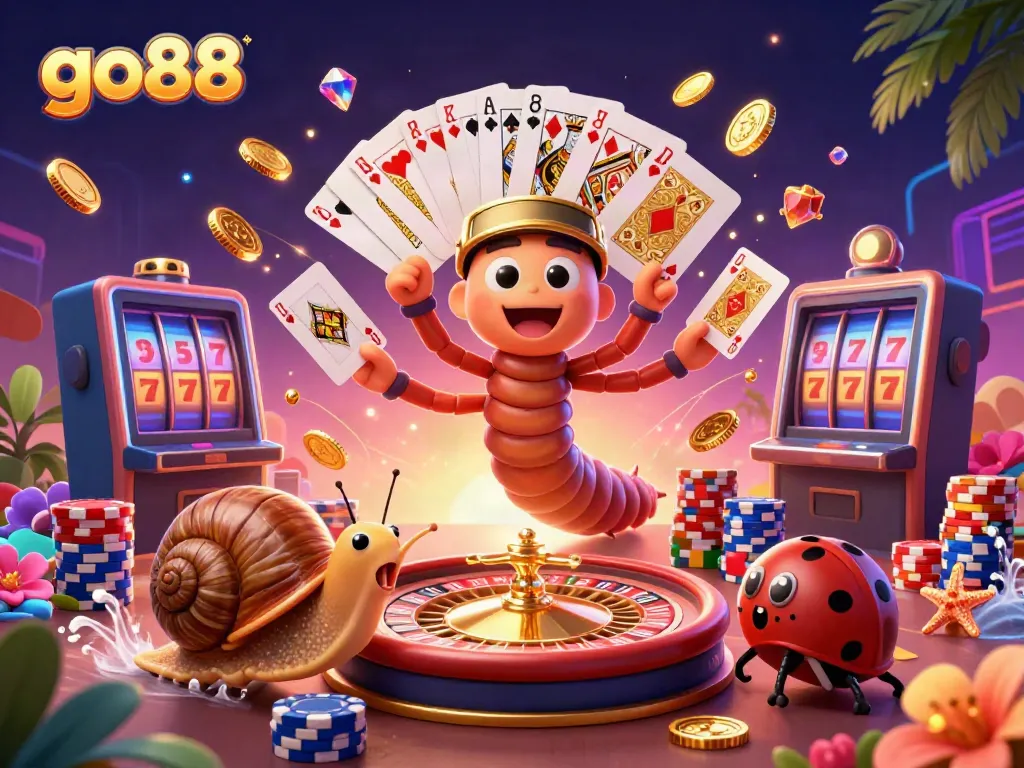 Experience the vibrant excitement of go88 online gaming with a lively casino scene.