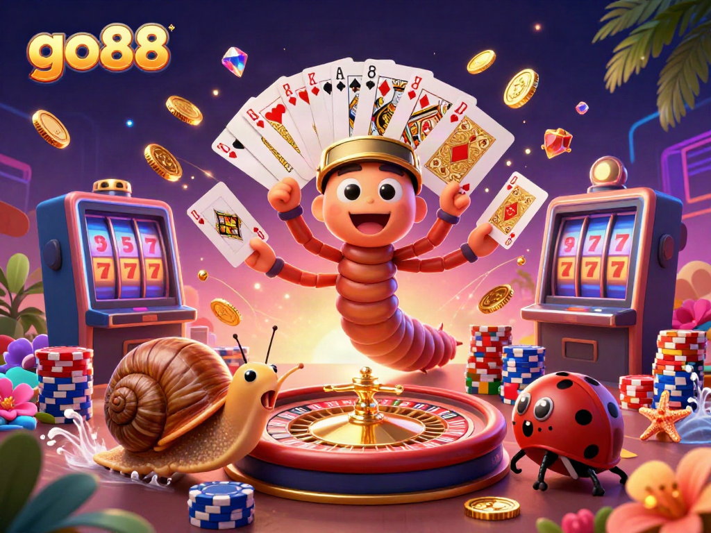 Experience the vibrant excitement of go88 online gaming with a lively casino scene.