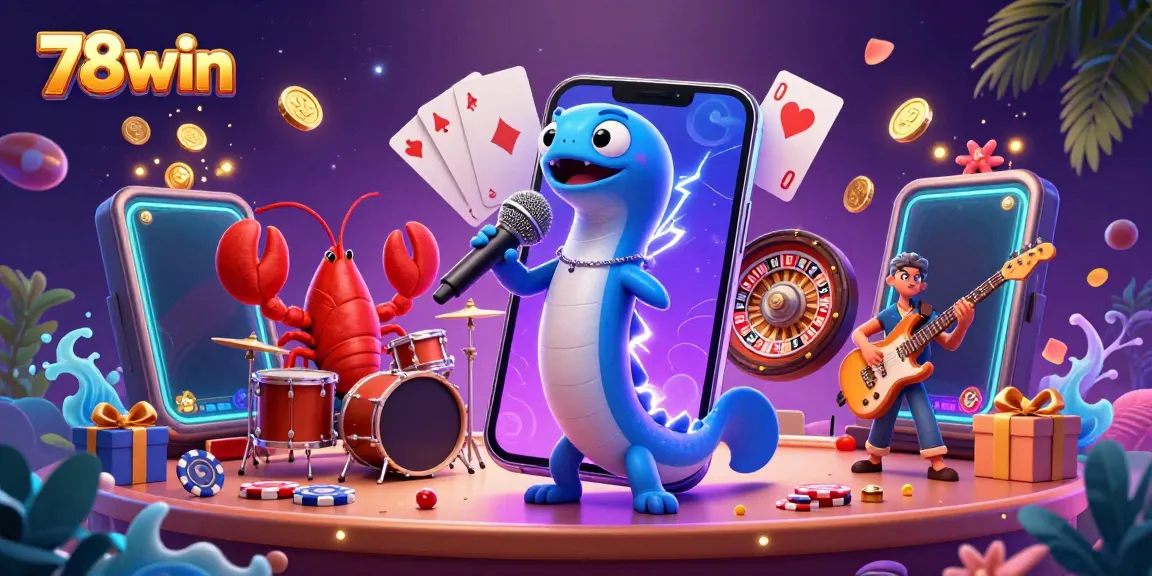 Experience thrilling games at 78win with vibrant underwater casino entertainment for players.