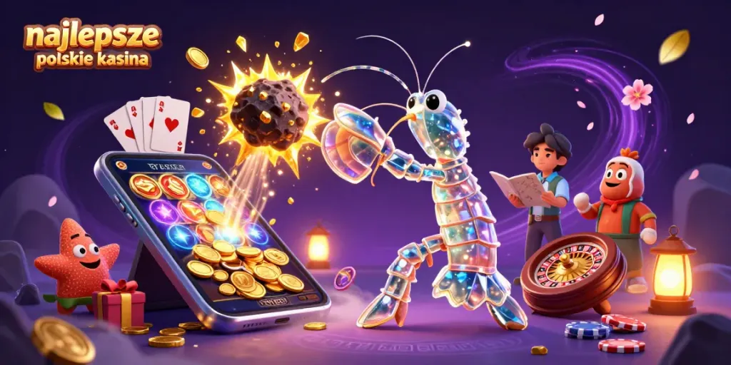 Experience the excitement of najlepsze polskie kasyna with galactic samurai and treasure-filled slot games.