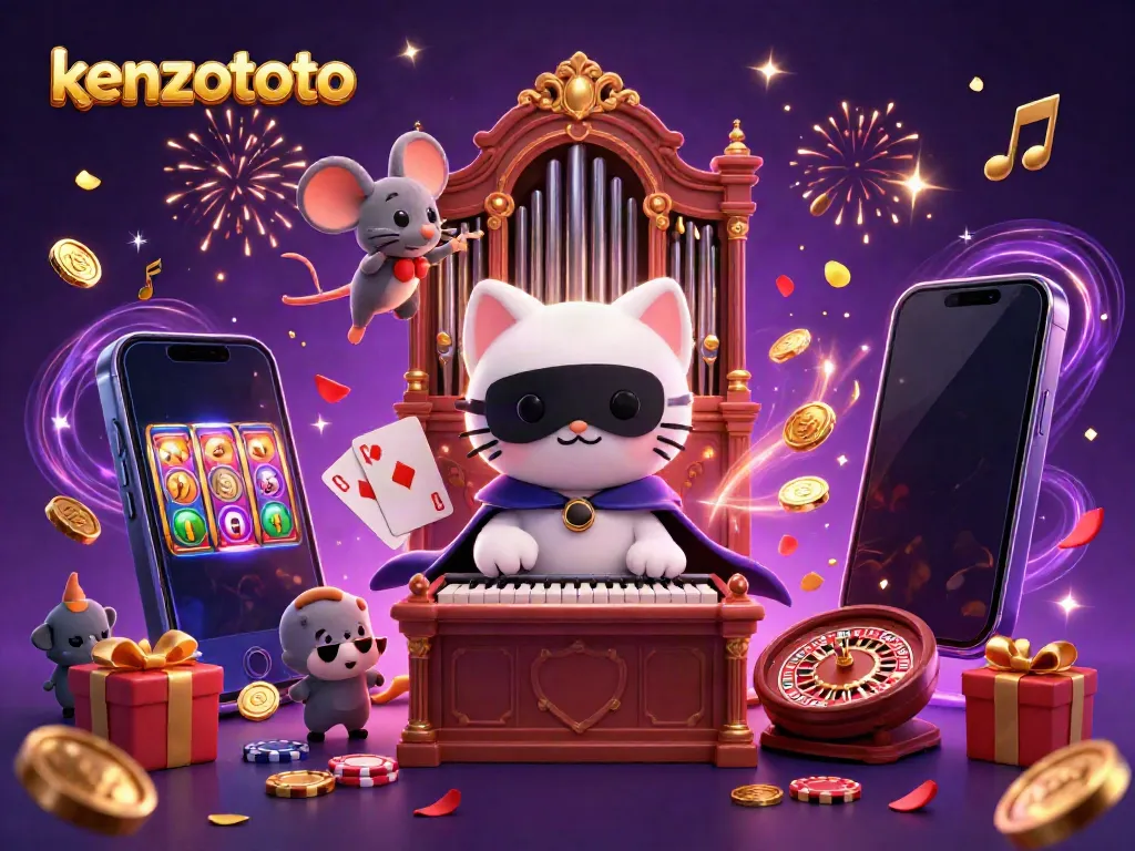 Experience thrilling gameplay with kenzototo in a vibrant casino setting filled with excitement.