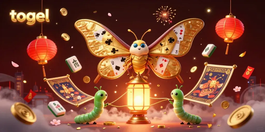 Menang togel dengan menyaksikan ilustrasi kasino 3D yang megah, menyajikan suasana penuh warna dan interaksi.