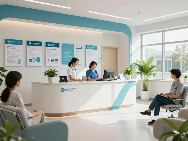 The link slot for expert medical services in a welcoming healthcare clinic.