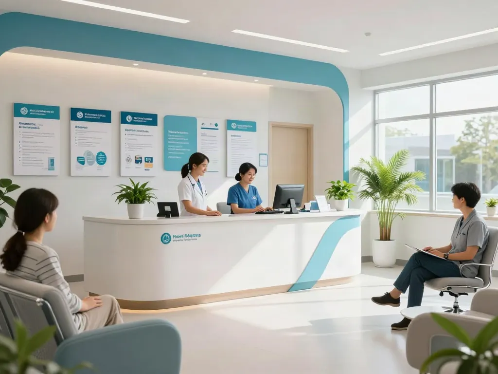 The link slot for expert medical services in a welcoming healthcare clinic.