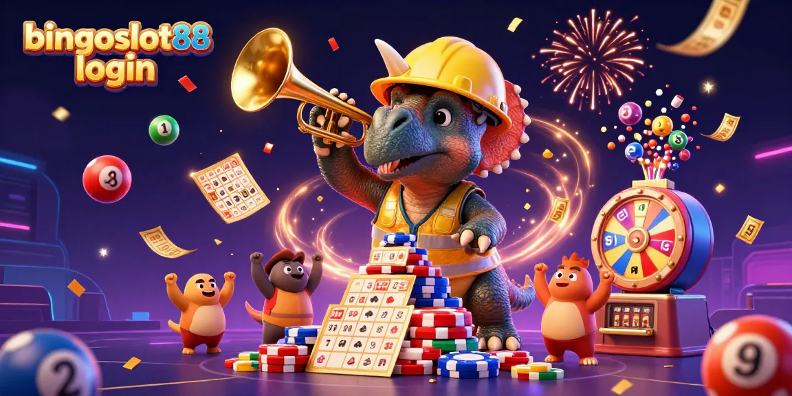 Dengan bingoslot88 login, nikmati keseruan unik dengan karakter kartun dan elemen kasino yang menarik.