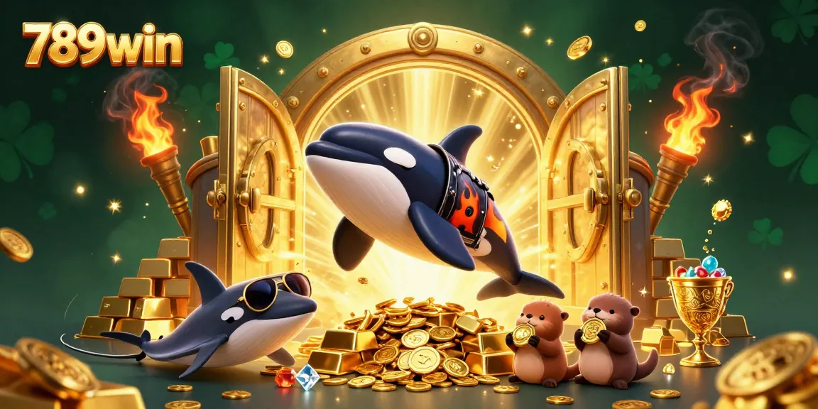 Experience the excitement of 789win with vibrant 3D characters and dynamic casino elements.