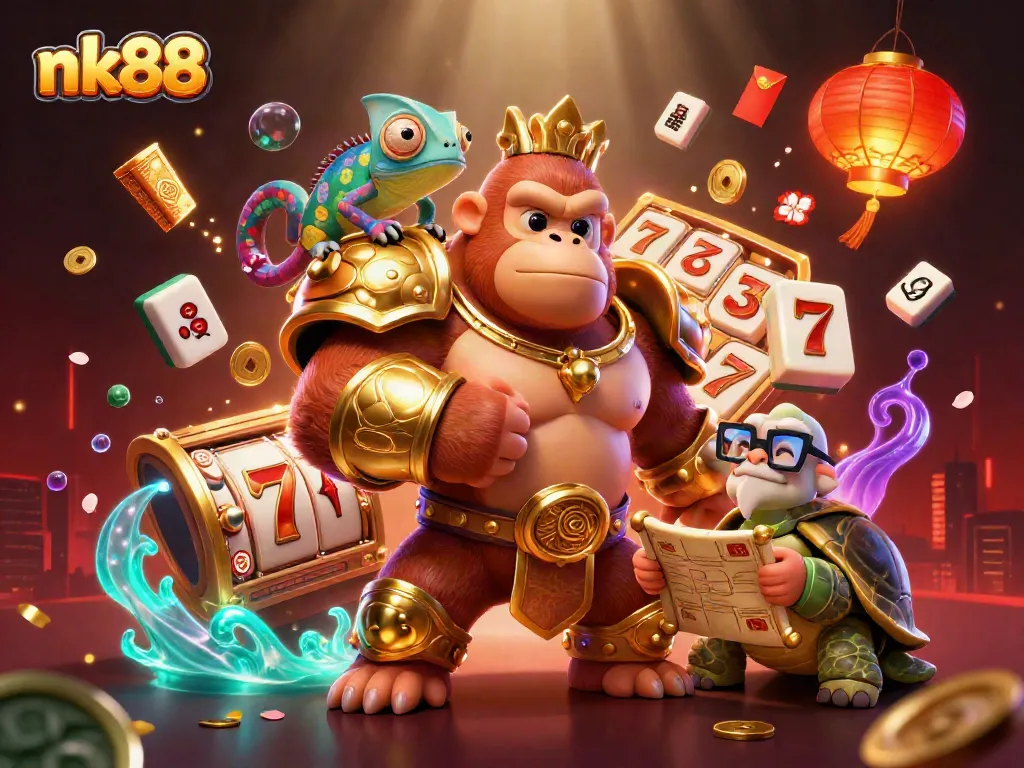 Experience thrilling action at nk88 with powerful gaming scenes filled with excitement and vibrant imagery.