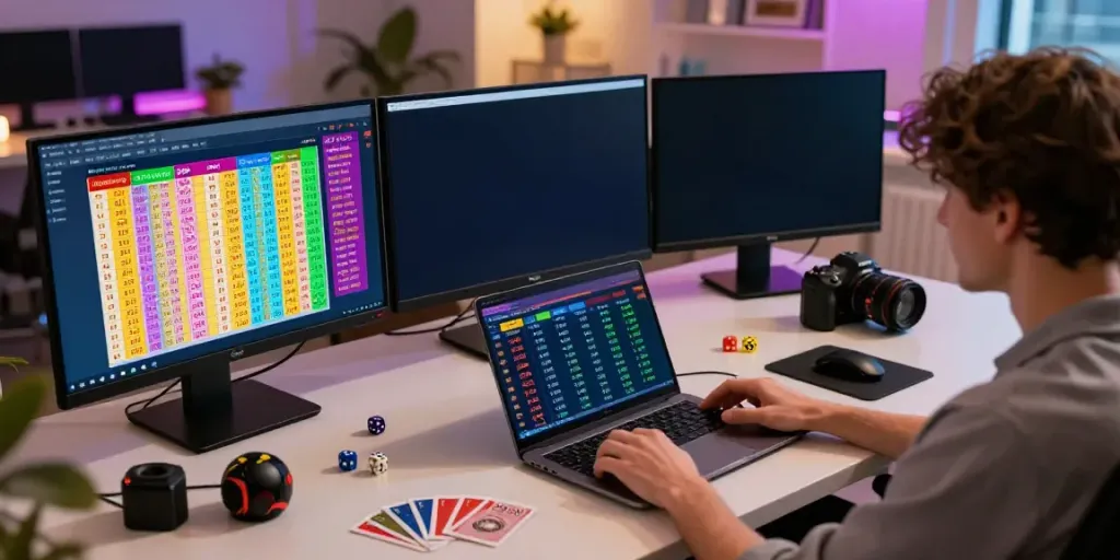 Engaged user on SERIBUTOTO platform analyzing lottery statistics and results.