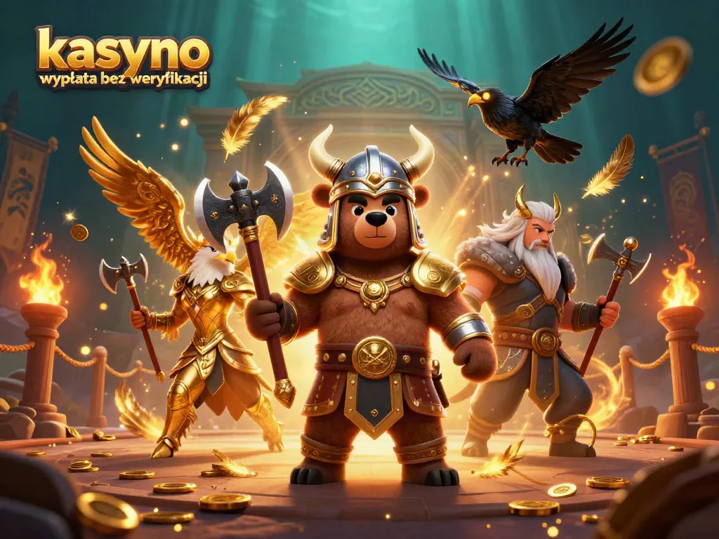 Experience kasyno wypłata bez weryfikacji with exciting characters and elements in this dynamic 3D casino scene.