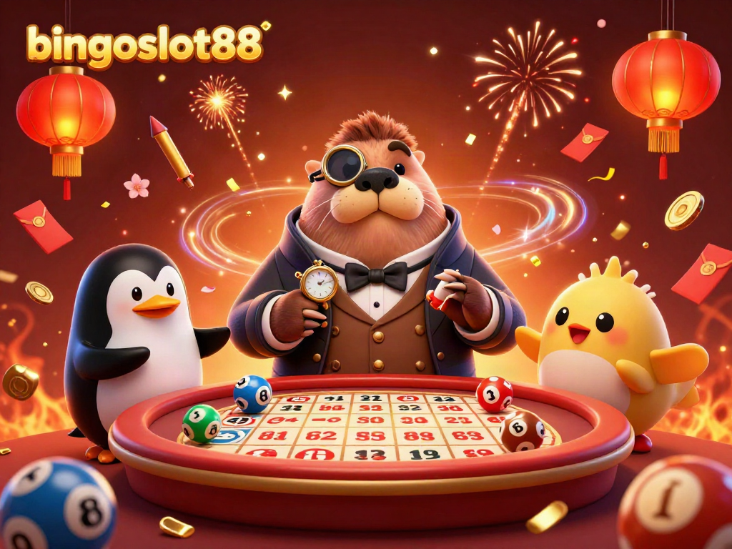 Bermain bingo dengan bingoslot88 di bawah laut bersama walrus dan penguin.