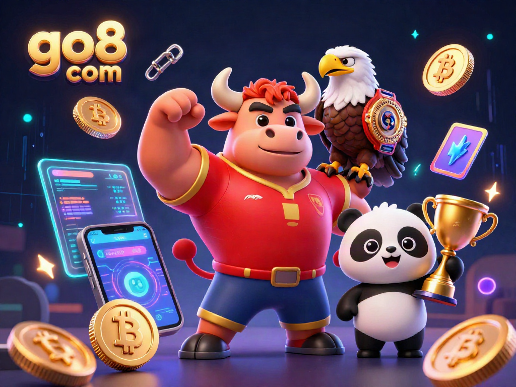 Experience thrilling wins with go8 com at a vibrant casino scene featuring lively characters.