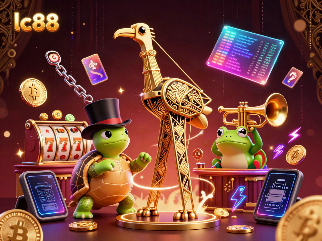 Experience dynamic winnings with lc88 casino game characters in vibrant, fun 3D illustration.
