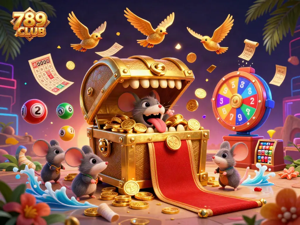 Engage with 789CLUB's thrilling gaming experience featuring vibrant lottery elements and dynamic visuals.